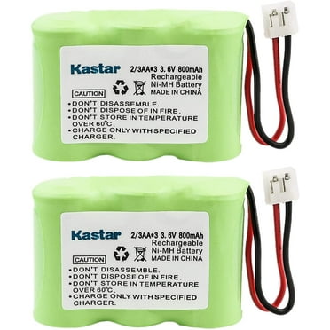 Kastar 1-Pack 2/3AA 3.6V 800mAh Ni-MH Battery Replacement for Panasonic KX-T4370 KX-T4400 KX-T4500 KX-T4550 KX-T4600 KX-TC100 KX-TC150 KX-TC155 KX-TC160 KX-TC165 KX-TC170 KX-TC180 KX-TC185 KX-TC187 Kastar 1-Pack 2/3AA 3.6V 800mAh Ni-MH Battery Replacement for Panasonic KX-T4370 KX-T4400 KX-T4500 KX-T4550 KX-T4600 KX-TC100 KX-TC150 KX-TC155 KX-TC160 KX-TC165 KX-TC170 KX-TC180 KX-TC185 KX-TC187